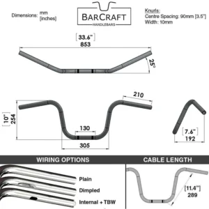 10″ APE HANGERS – 1″ HANDLEBARS