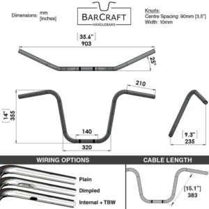 14″ APE HANGERS – 1″ HANDLEBARS