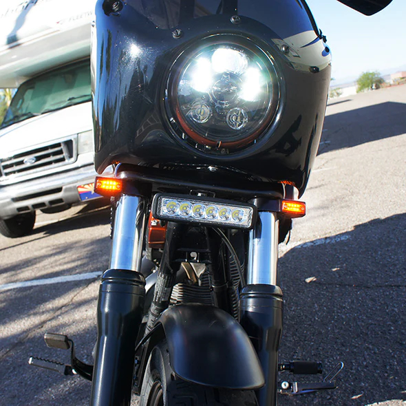 RECTANGLE FORK MOUNT TURN SIGNALS - Image 6