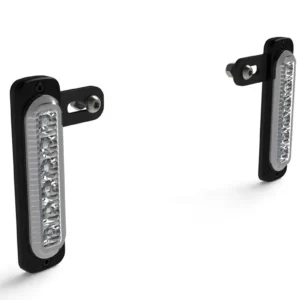 DRL VISIBILITY LIGHTING KIT WITH OFFSET MOUNT – WHITE OR AMBER (PAIR)