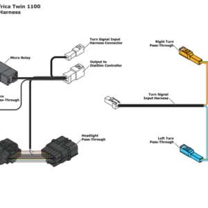 PLUG-&-PLAY DIALDIM WIRING ADAPTOR FOR HONDA AFRICA TWIN 1100