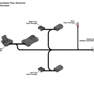 PLUG-&-PLAY DIALDIM WIRING ADAPTOR FOR HARLEY-DAVIDSON PAN AMERICA 1250