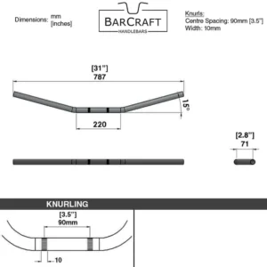 DRAG BARS – 7/8″ HANDLEBARS
