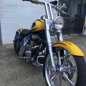 1-3/4″ Thick, T-Bar with 14″ Straight Rise Integrated Risers.