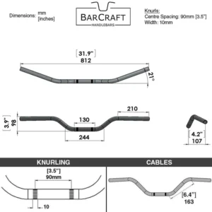 MOTO BARS BLACK – 7/8″ HANDLEBARS
