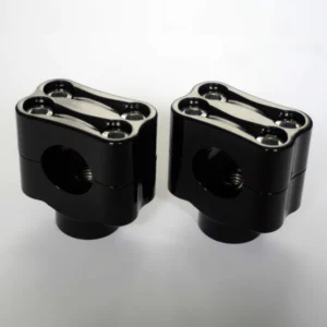 1″ HARLEY | KNUCKLE RISERS BLACK