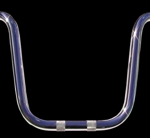1-1/4” Thick, Ape Hanger 16″ Rise, for 1-1/4″ Clamping Risers