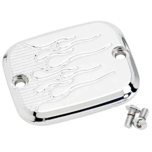 FRONT MASTER CYLINDER COVERS 96-UP FLAME