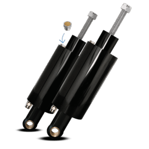 Platinum Bleed Feed Air Suspension Kit For Harley Twin Cam / Softail