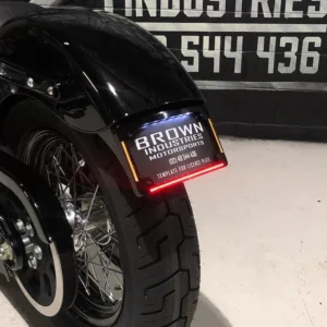 B-Tail – Tail Tidy Version 2 – Black. Fits 2011-2013 Softail Blackline.