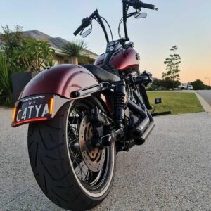 B-Tail – Tail Tidy Version 2 – Black. Fits 2013-2017 Dyna Street Bob & 2016-2017 Low Rider S