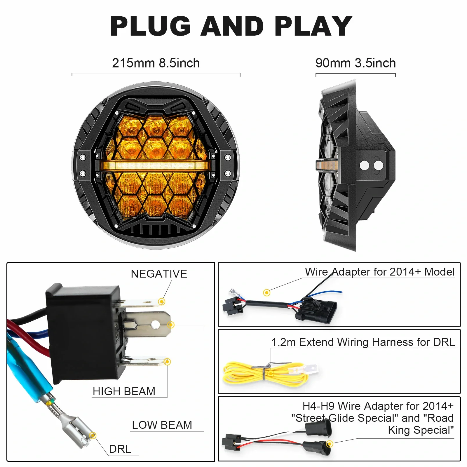 Agila 7” LED Touring light - Image 6